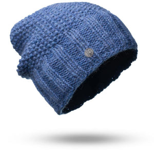 Beanie "Picchu" Fleece azurblau