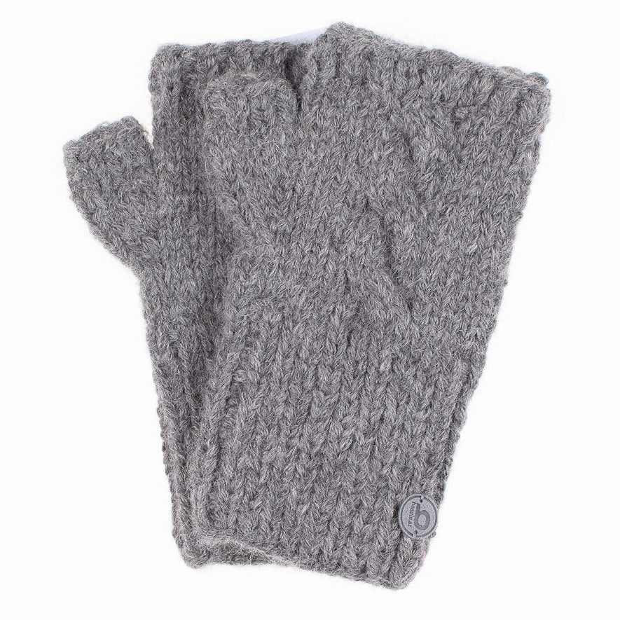 Fingerlose Handschuhe granit