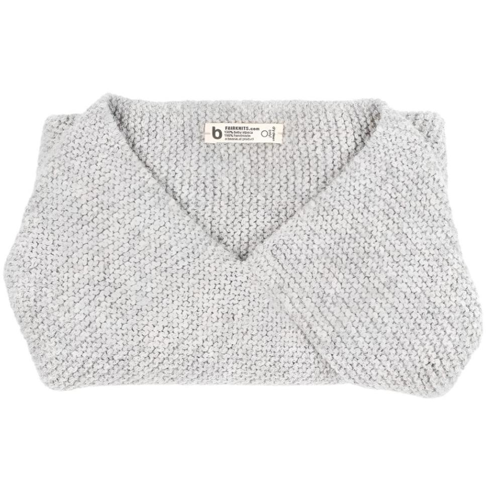 Poncho "Mia" silbergrau