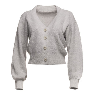 Cardigan "Olivia" lichtgrau