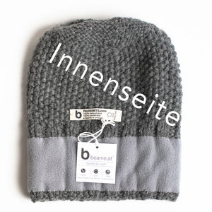 Beanie "Picchu" Fleece silbergrau