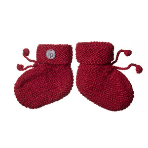Baby-Schuhe rubinrot